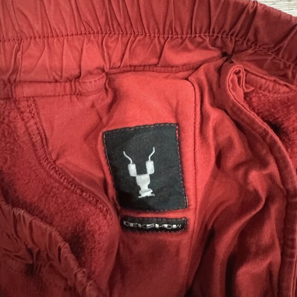 Rick Owens DRKSHDW Collection Drawstring Prisoner Pants - bruise - Picture 3 of 7